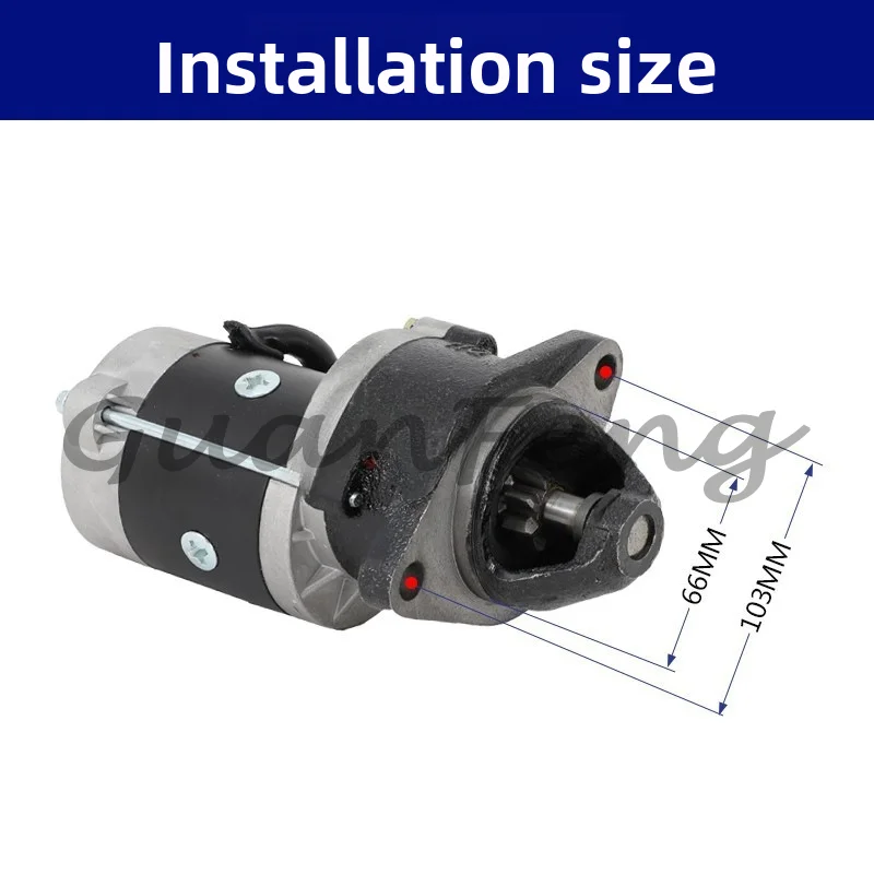 Diesel Engine Generator Motor Double Cylinder Starter