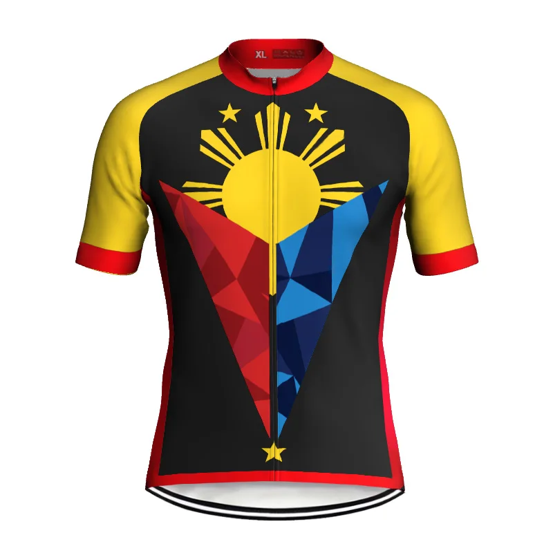 Philippines Bike Jacket Short Sleeve Road Jersey Downhill Wear MTB T-Shirt Cycling Sweater Summer Top Clothes Sport Tee Padd