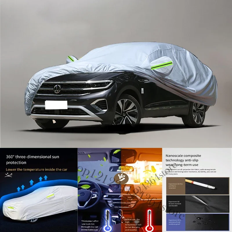 

For Volkswagen TALAGON fit Outdoor Protection Full Car Covers Snow Cover Sunshade Waterproof Dustproof Exterior Car cover