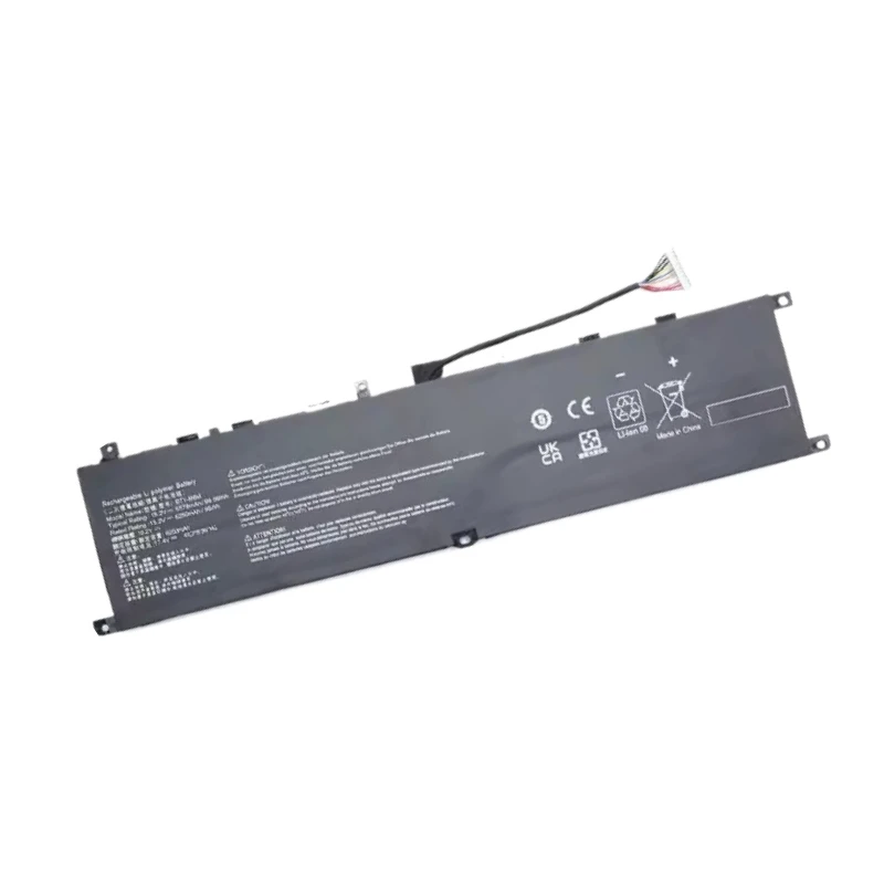 15.2V 6520mAh BTY-M6M Laptop Battery For Portátil Para MSI Creator 15 GS66  A10SD A10SF Stealth 10SE-045 10UG GE66 10SFS 10SGS