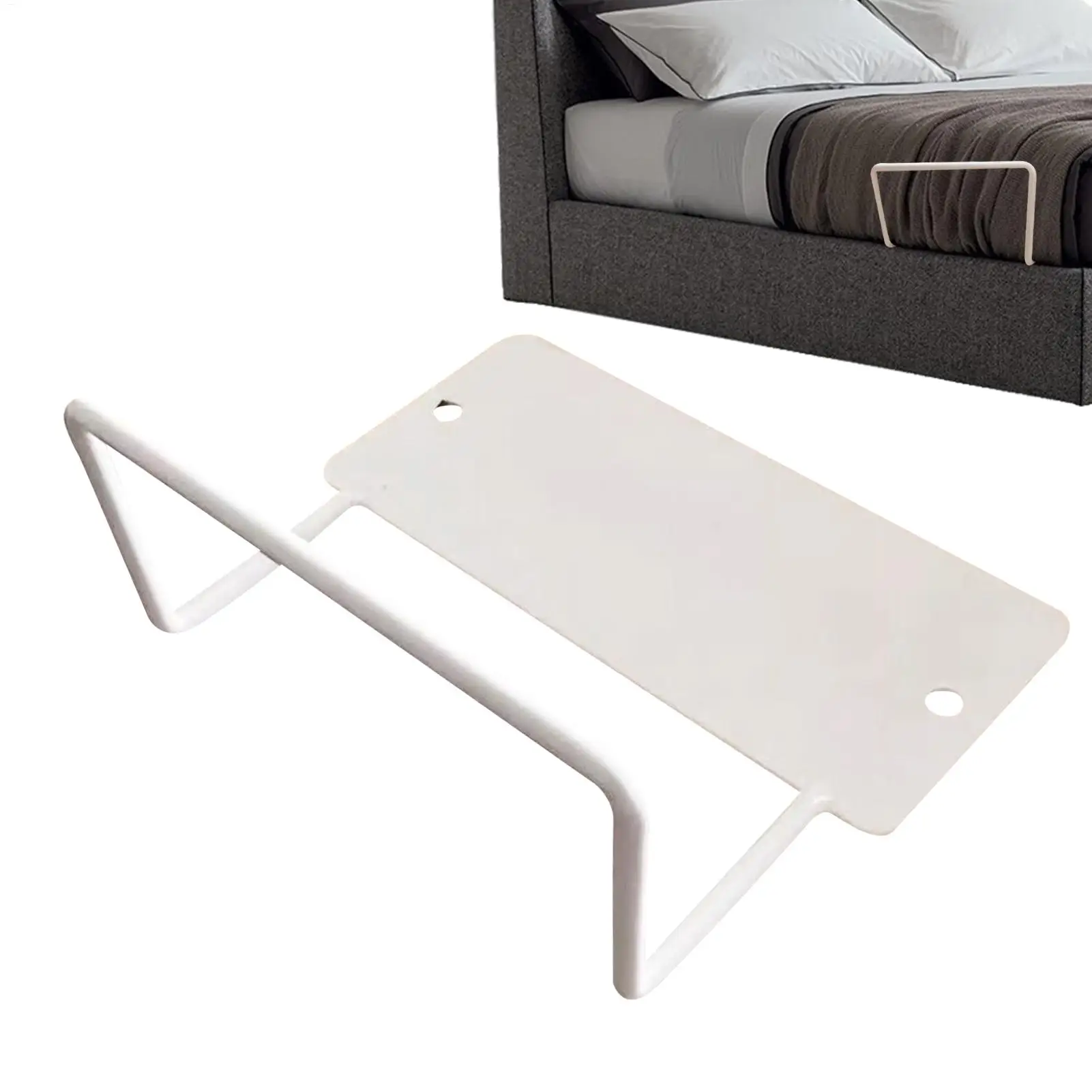 Non Slip Mattress Gripper Iron Anti-Slip Bed Holder Gripper Stops Slide Mattress Slide Stopper for Metal Frame Bed Holder Tatami