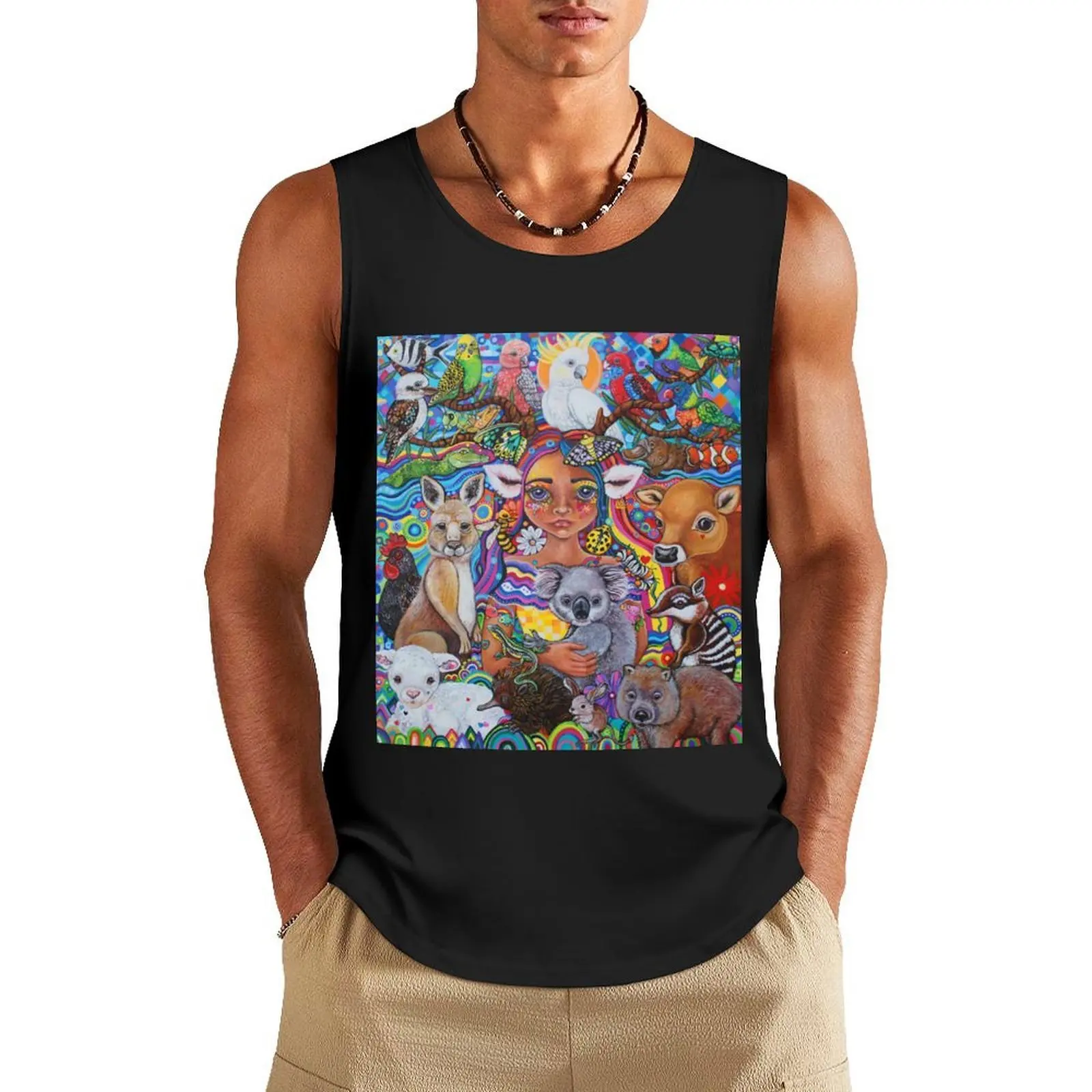 

The Caretaker Tank Top gym accessories man muscle t-shirt t-shirt gym man Men's clothes