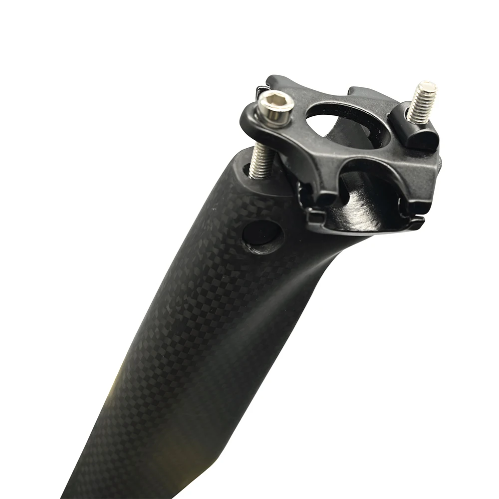 3K Matte Full Carbon Fiber Seatpost MTB Mountain Road Bike Cycling Seat Post Bicycle Parts 27.2/30.8/31.6x350/400MM