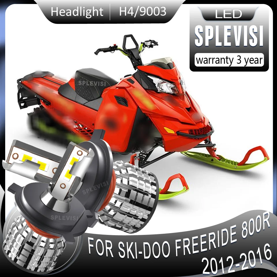 

Easy Installation No Wiring Confusion 6000K white LED motorcycle Headlight For Ski-Doo Freeride 800R 2012 2013 2014 2015 2016