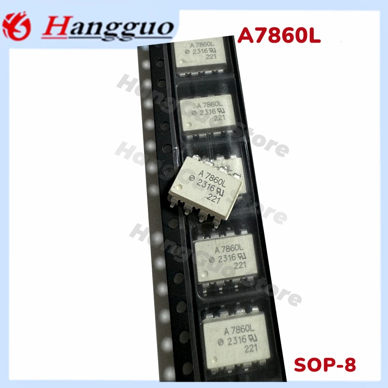 5-10PCS/LotA7860L A7860 HCPL-7860 SOP-8 Optocoupler isolator Photocoupler IC module