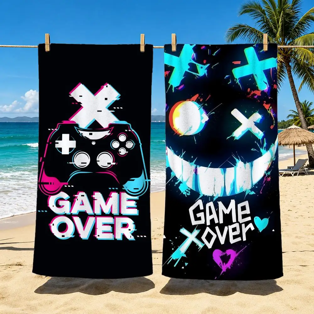 Art Game Controller Art Towel Towel Soft Pool Gift For Travel Gym Shower Cool Camping Quick Dry Sports  Large Beach Towel