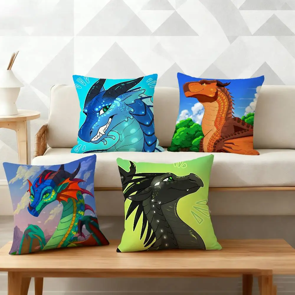 

W-Wings of F-Fire Dragon Pillow Case Pattern Printed Pillowcase For Living Room Sofa Cushion Cover