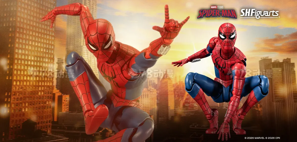 

Bandai S.H.Figuarts Spider-Man: Brand New Day Hulk New Red & Blue Suit Articulated Figure Collectible Toy Gift