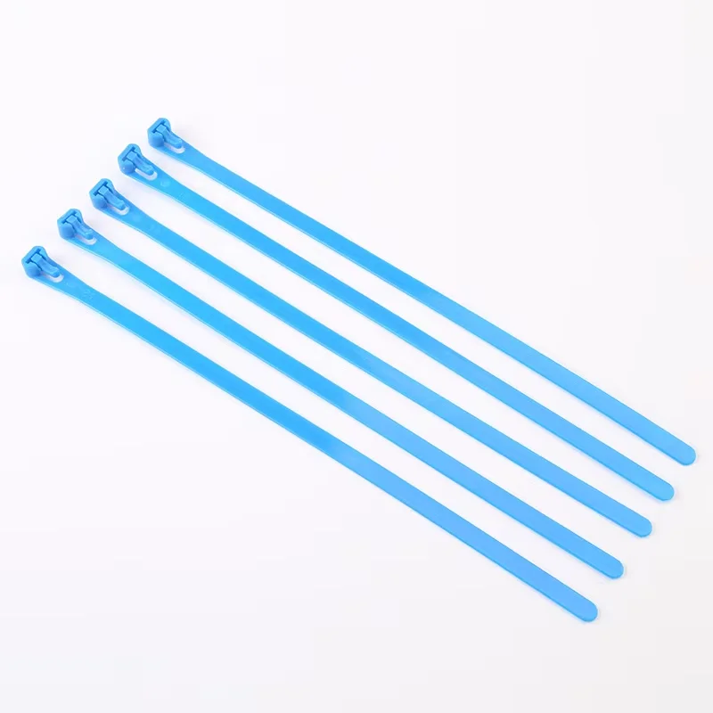 100PCS Plastic Reusable Cable Zip Ties Releasable Nylon Fixed Binding 6 Colors 4*200 5*200 8*200 8*250 8*300 8*350 8*400mm