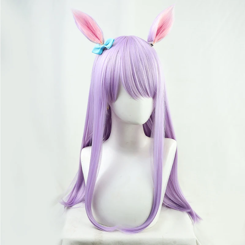 Uma Musume – perruque de Cosplay Pretty Derby Mejiro McQueen, oreilles et queue, jeu d'anime, accessoires de Costume de fête, perruques synthétiques