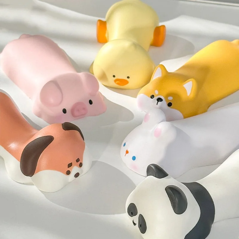Alfombrilla de ratón con forma de animal para teclado y ratón, soporte para reposamuñecas, alfombrilla de escritorio para ordenador, protección de escritura, ergonomía de muñeca para portátiles de oficina