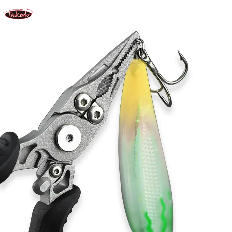 Alicates de pesca TAKEDO multifuncionales con corte y sacaanzuelos - imagen 4