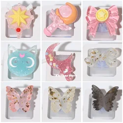 1pcs Custom Girl Bow Cute keycaps for Cherry MX Switch Game Backlight Keycap ESC Translucent Cartoon Anime Kawaii Keycap