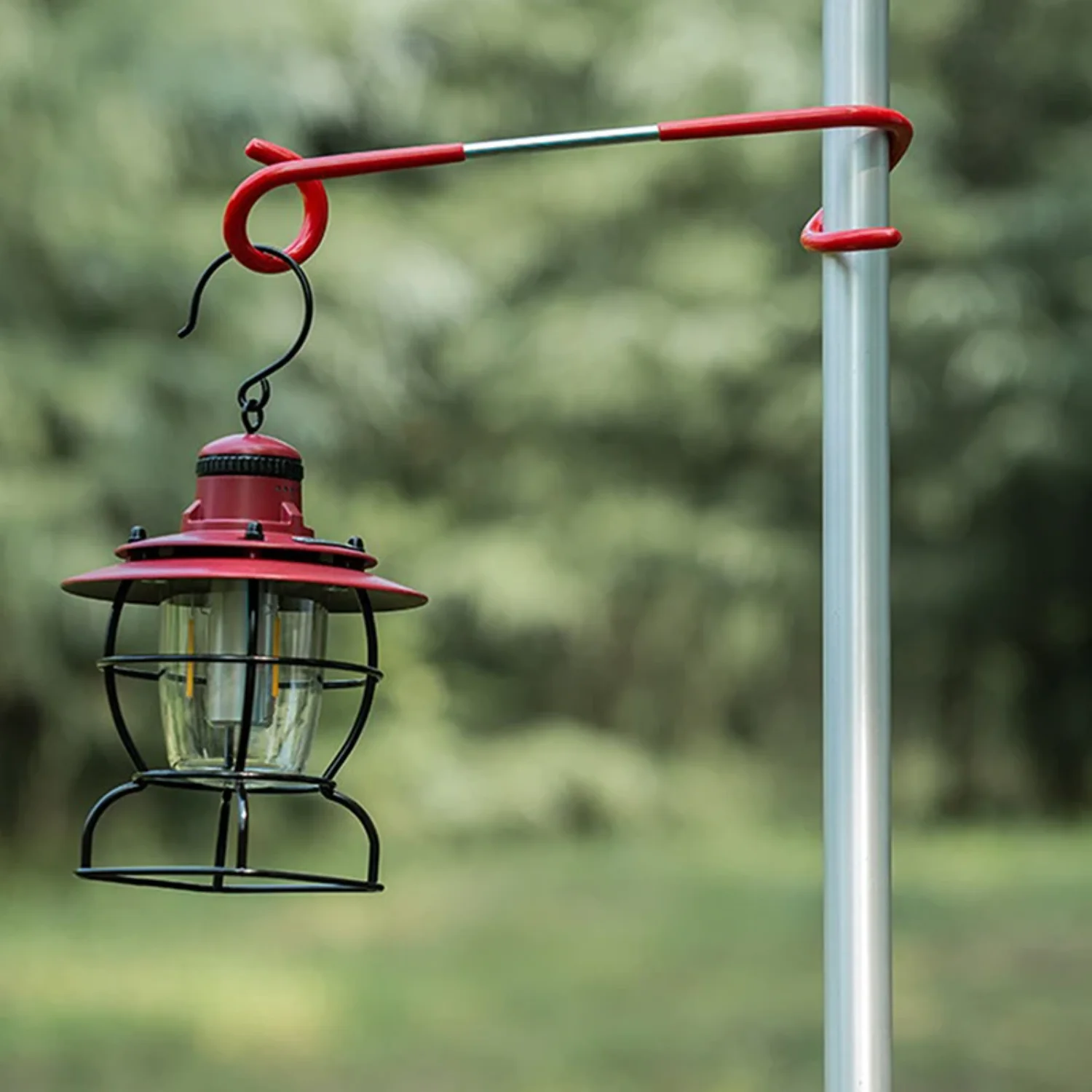 

Stainless Steel Light Stand Spiral Hook Portable Tent Pole Lamp Hanger Non-slip Fishing Lantern Holder Outdoor Camping Tools