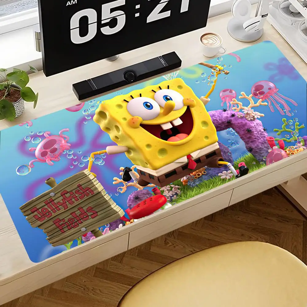 S-spongebob Mouse Pad Mouse Pad Gaming Mousepad Speed Desk Mat Laptop Gaming Mats For Office Carpet Desk Accessories