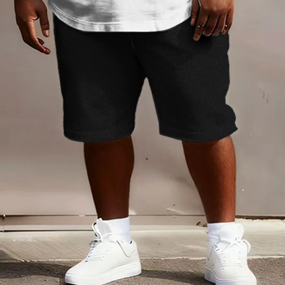 طقم S-9xl مقاس كبير للرجال بأكمام قصيرة: Beer-Vibe Chic - قطعتين كبيرة وطويلة، قماش ناعم، مطبوعات كوب بيرة أنيقة