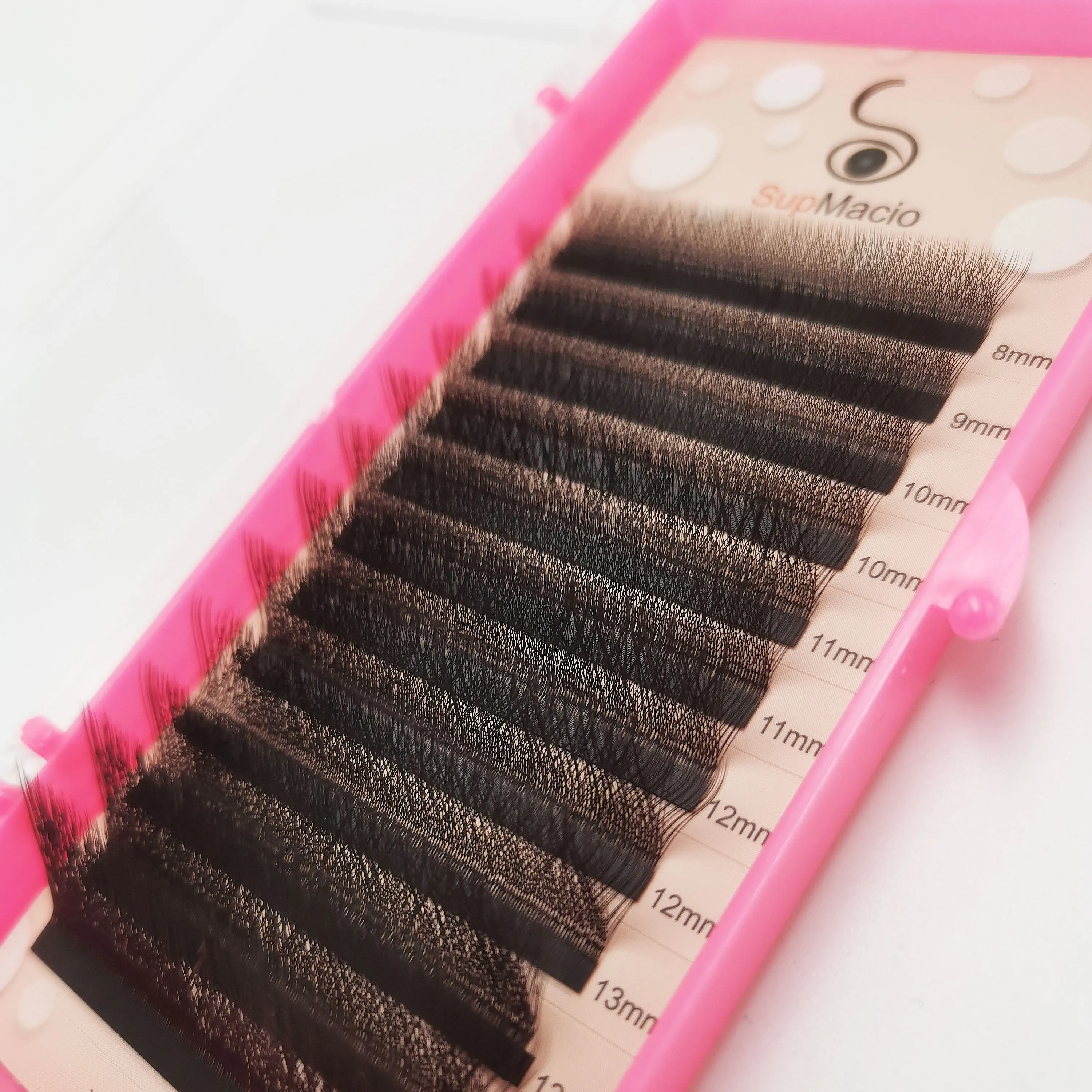 SUPMACIO 3D W Lashes Extension L Curl 0.07 Black Cilios 3DW Eyelashes W Curvature L Wholesale Natural W Shape Lashes L Curl