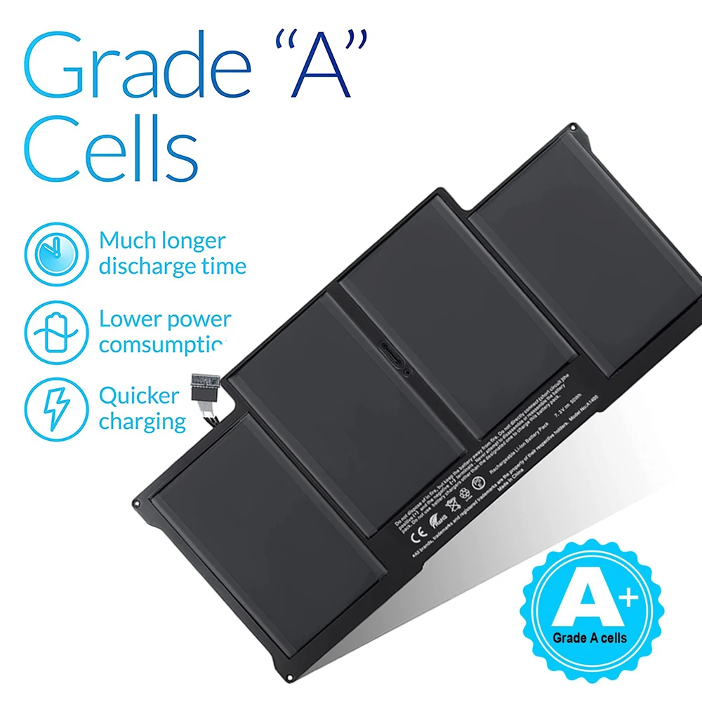 LISCN A1405 A1406 A1375 A1496 Laptop Battery For Apple MacBook Air 13\