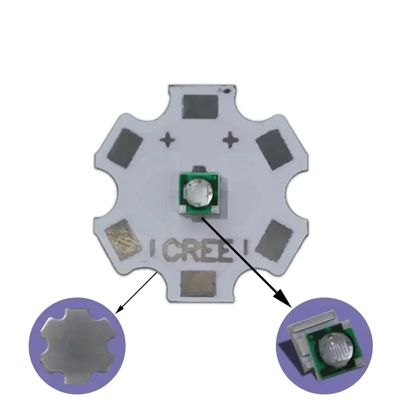 5 قطع 3 واط 3535 SMD LED ضوء UV 365nm 385nm 395nm 405nm عالي الطاقة رقاقة جل السيليكا مصباح علاج UV لفن الأظافر طابعة لاصق
