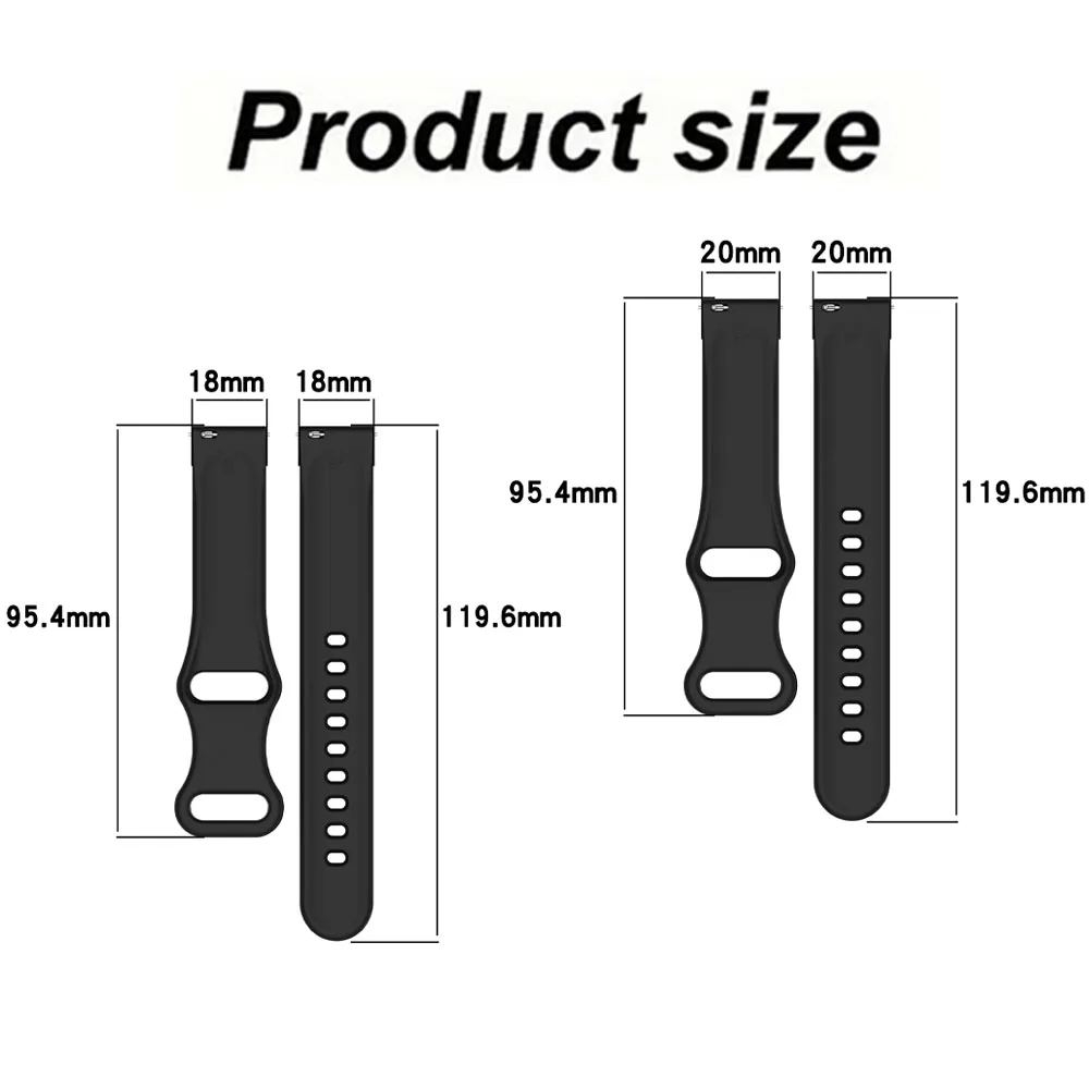 Fashion Laser Engraved Silicone Wrist Strap 18mm/20mm For Huawei GT7 GT6 GT5 41mm GT3 Pro Honor Magic 2 Watch Replacement Band