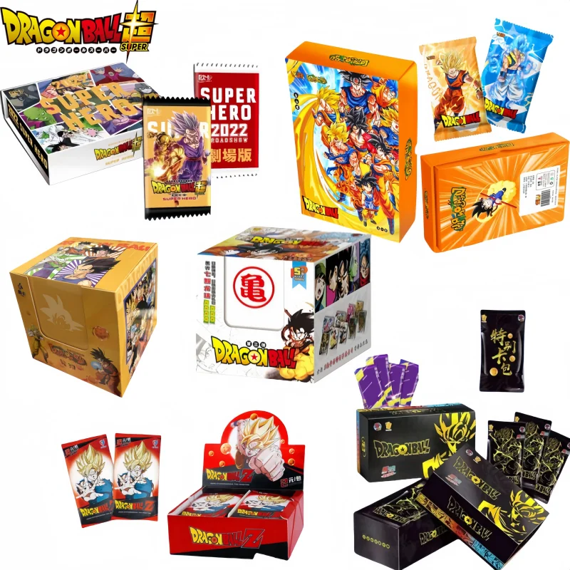 В наличии Новая карта Dragon Ball Son Goku Limited Cards Редкие флэш-карты Коллекционная карта персонажей аниме Детские игрушки Подарки