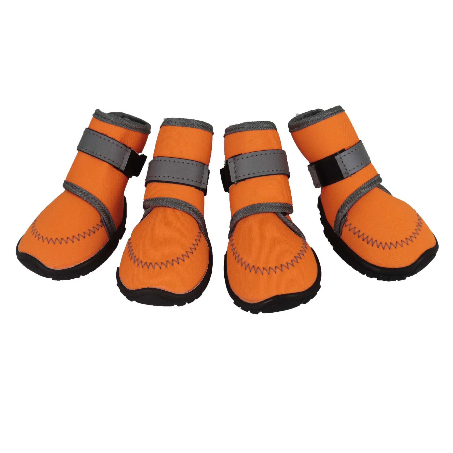

Waterproof Dog Shoes Dog Boots Adjustable Reflective Straps and Rugged Anti-Slip Sole Paw Protectors for All Weather Comfortable