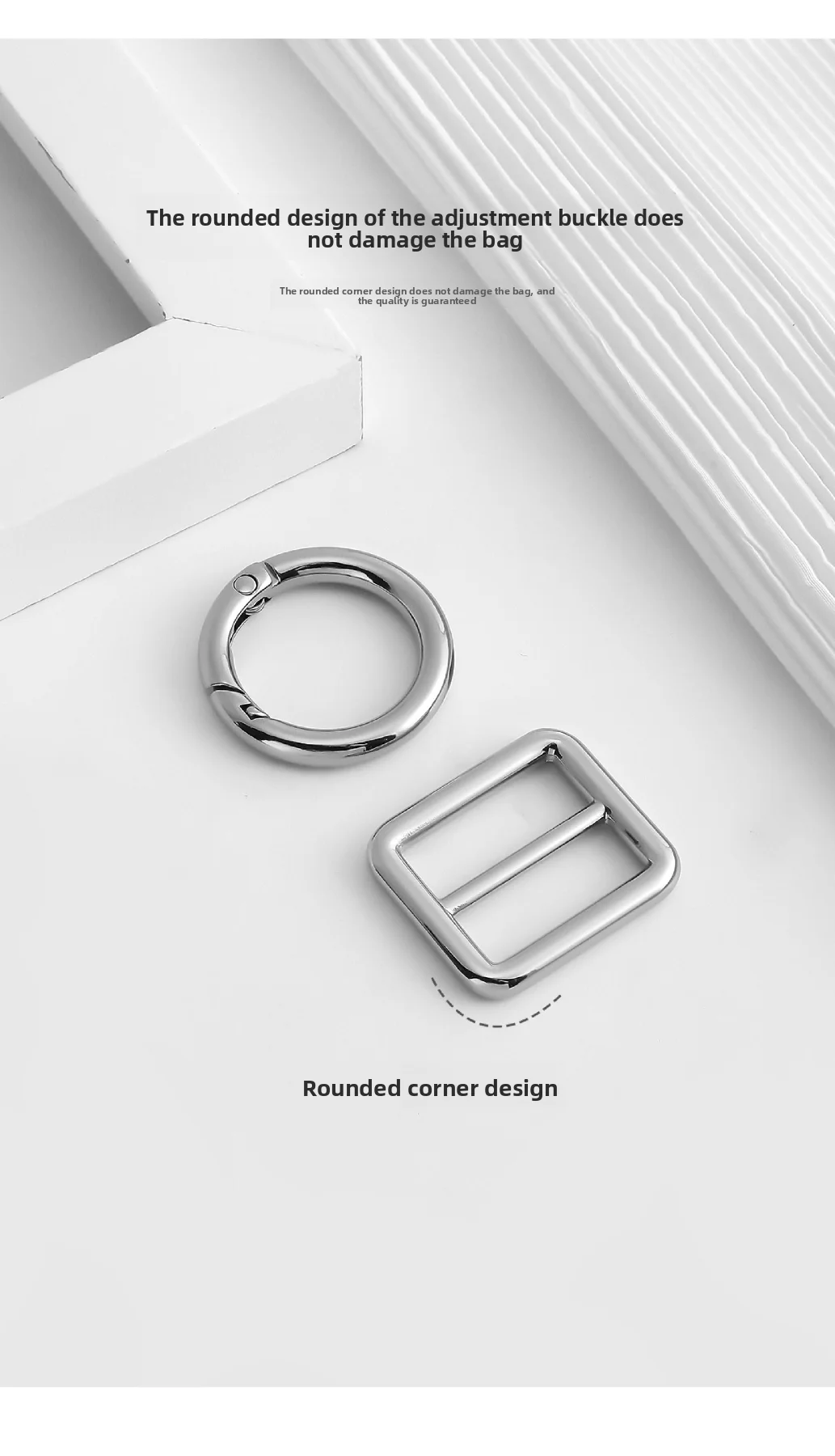 Adjustable Buckle For Evelyne Mini16 23 29 Shoulder Strap Shortener Buckle Easy To Install Bag Modification Bag Accessories