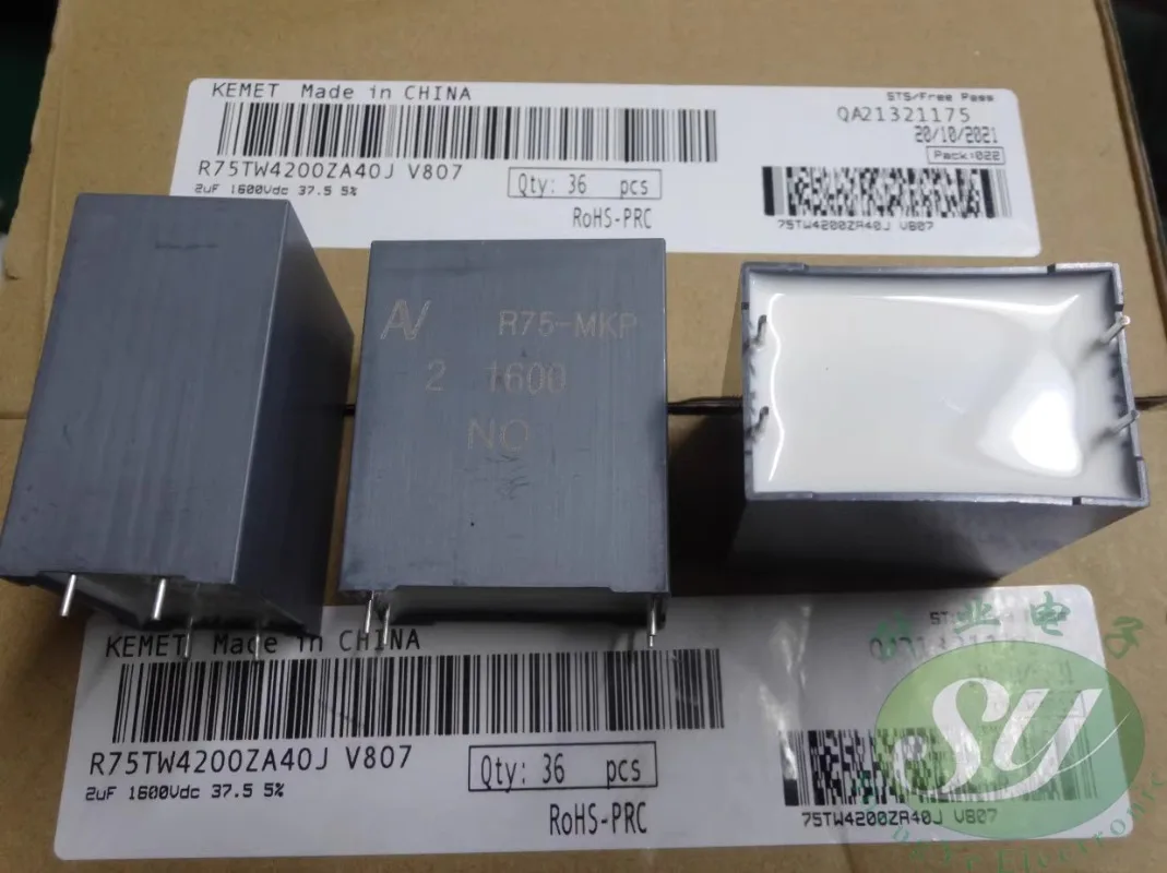 AV MKP R75 2.0uf/1600V 2uf 2u0 205 ใหม่ตัวเก็บประจุฟิล์มดูดซับ R75TW4200ZA40J V807