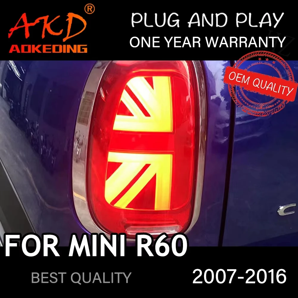 Tail Light For MINI R60 2007–2016 автомобильные товары Rear Lamp 12V H7 LED Lights AKD Car Accessories Countryman Taillights