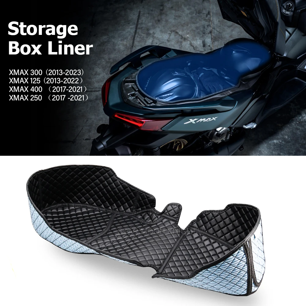 For Yamaha XMAX 125 250 300 400 XMAX125 XMAX150 XMAX300 XMAX400 Motorcycle Storage Box Liner Luggage Tank Cover Seat Bucket Pad