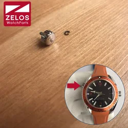 5.5mm Waterproof He Watch Button Crown for Omega OMG Seamaster Automatic Watch Case Left He Pusher Parts