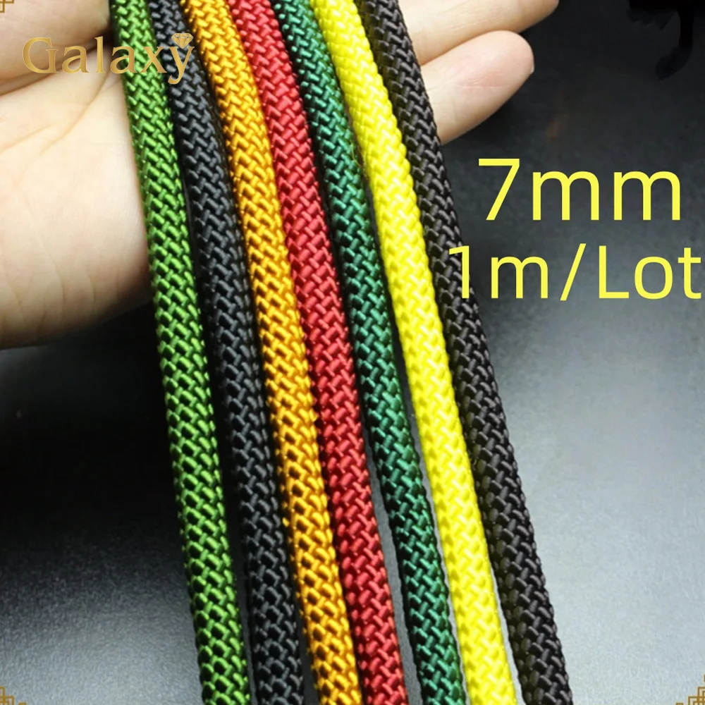 7mm 1m/Lot Milan Cord Pendant Rope Bracelet Braided Strings For DIY Beading Necklace Jewelry Making Nylon Thread Cords Strands