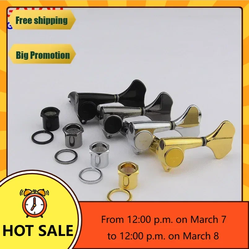 QX Music Store----brand new-1 Set 4/5/6 Strings Original Genuine GOTOH GB707  Electric Bass Machine Head Tuner