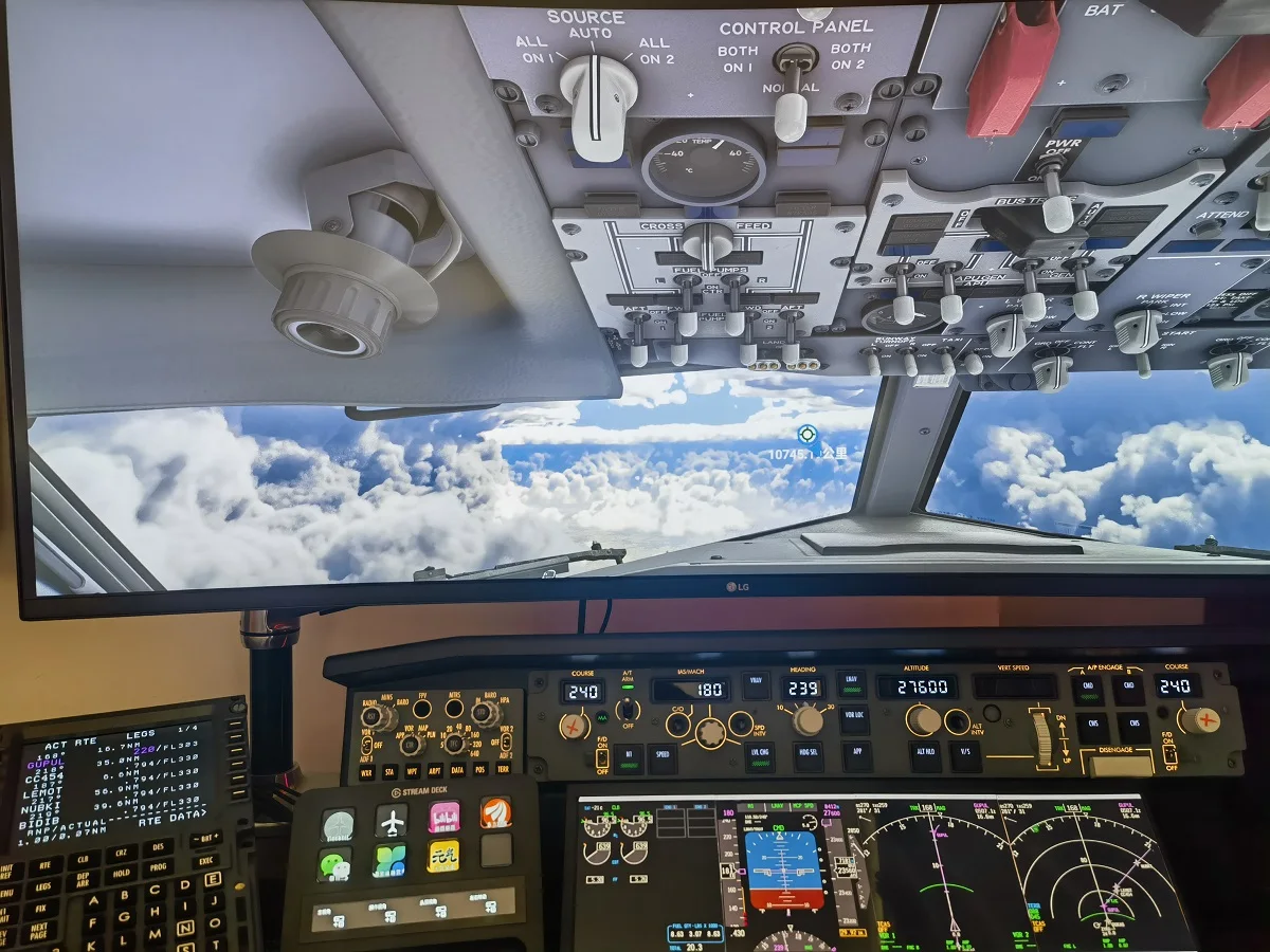 Panel simulation flight