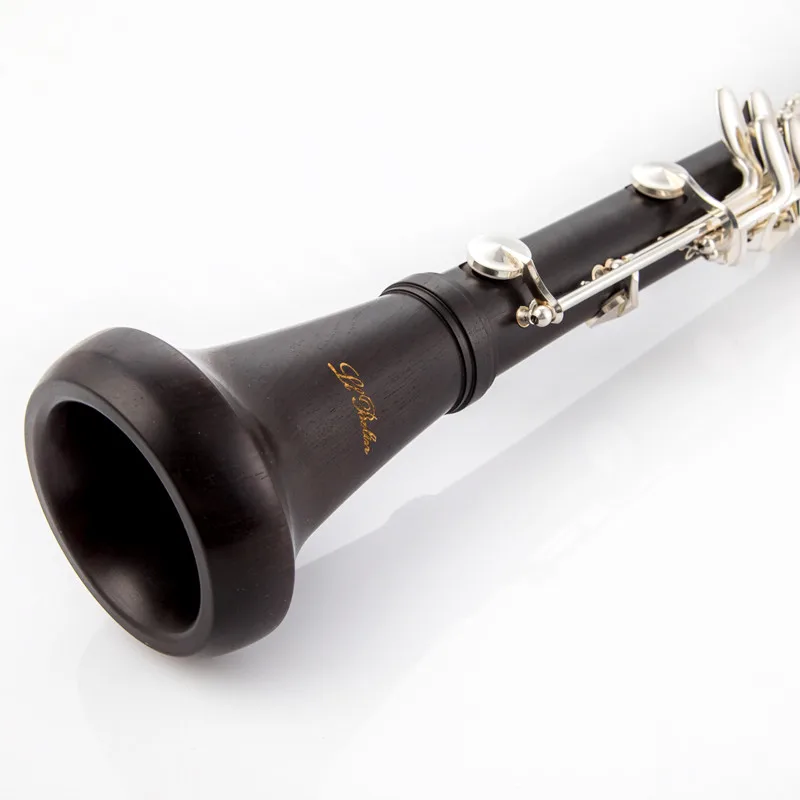 Professional Bb Clarinet R13 Ebony Wood Clarinets Nickel Silver Key Musical Instruments Case Mouthpiece Reeds