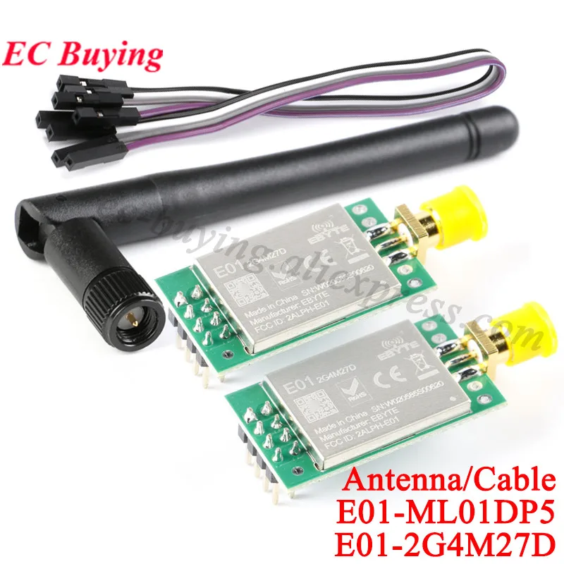 nrf24l01 E01-ML01DP5 E01-2G4M27D 2,4G nRF24L01P+PA+LNA Long Range 2500m 5000m RF Wireless Transceiver Empfänger Modul Board