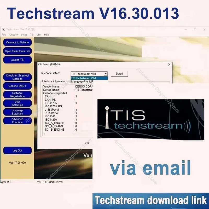 Best sell Techstream V16.30.013 scan tool for Toyota Lexus and Scion diagnose customer setting programming ECM/ECU reprogramming