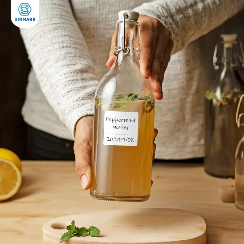 40mm Width Thermal Label Sticker White Self-Adhesive Label Paper Clothing Commodity Price Food Tag Self-Adhesive Labels