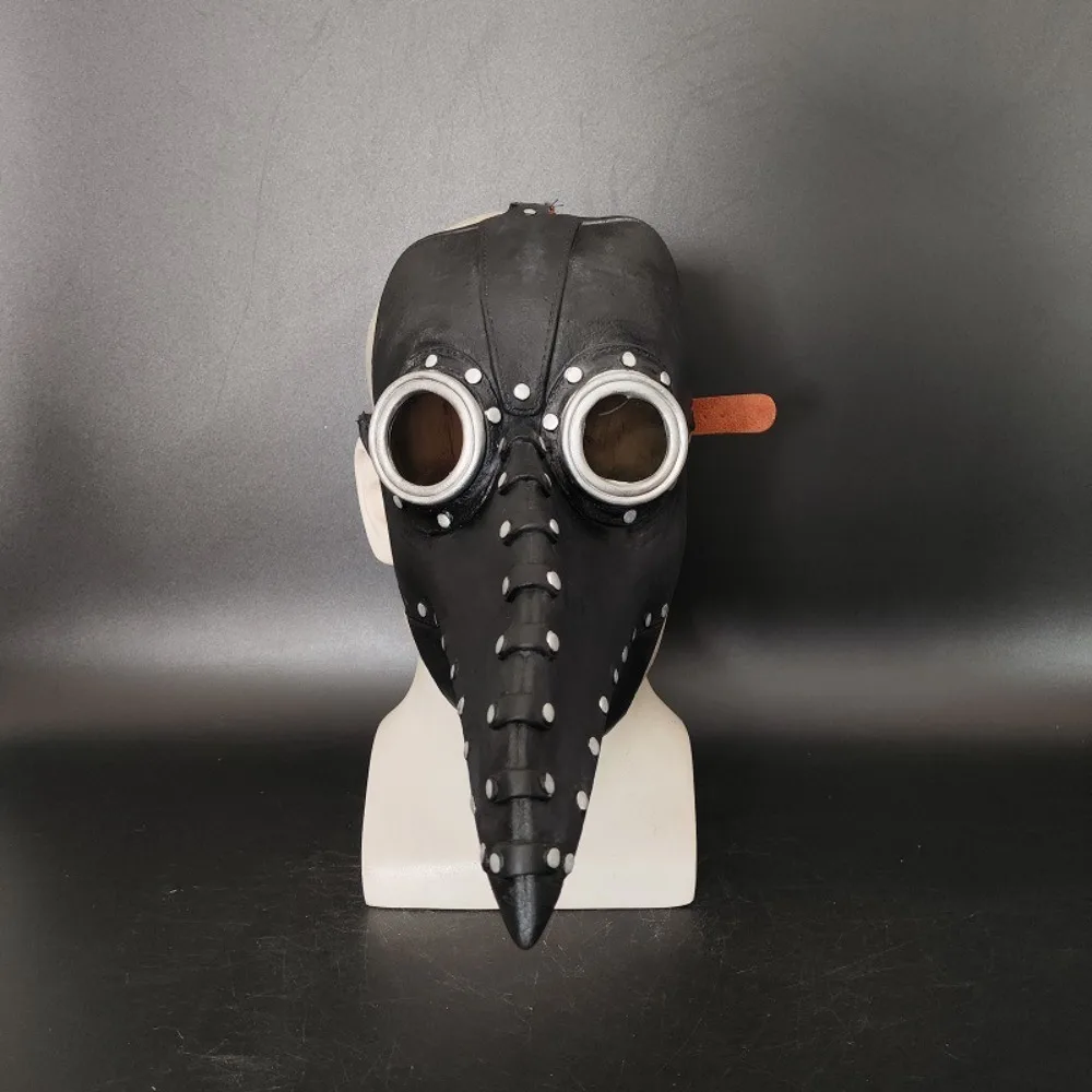 Máscara de pico de plaga de vapor para fiesta de Halloween, estilo Punk, protección facial para la boca de cuervo, vestido de bola, juego de rol, máscara de Terror de Doctor