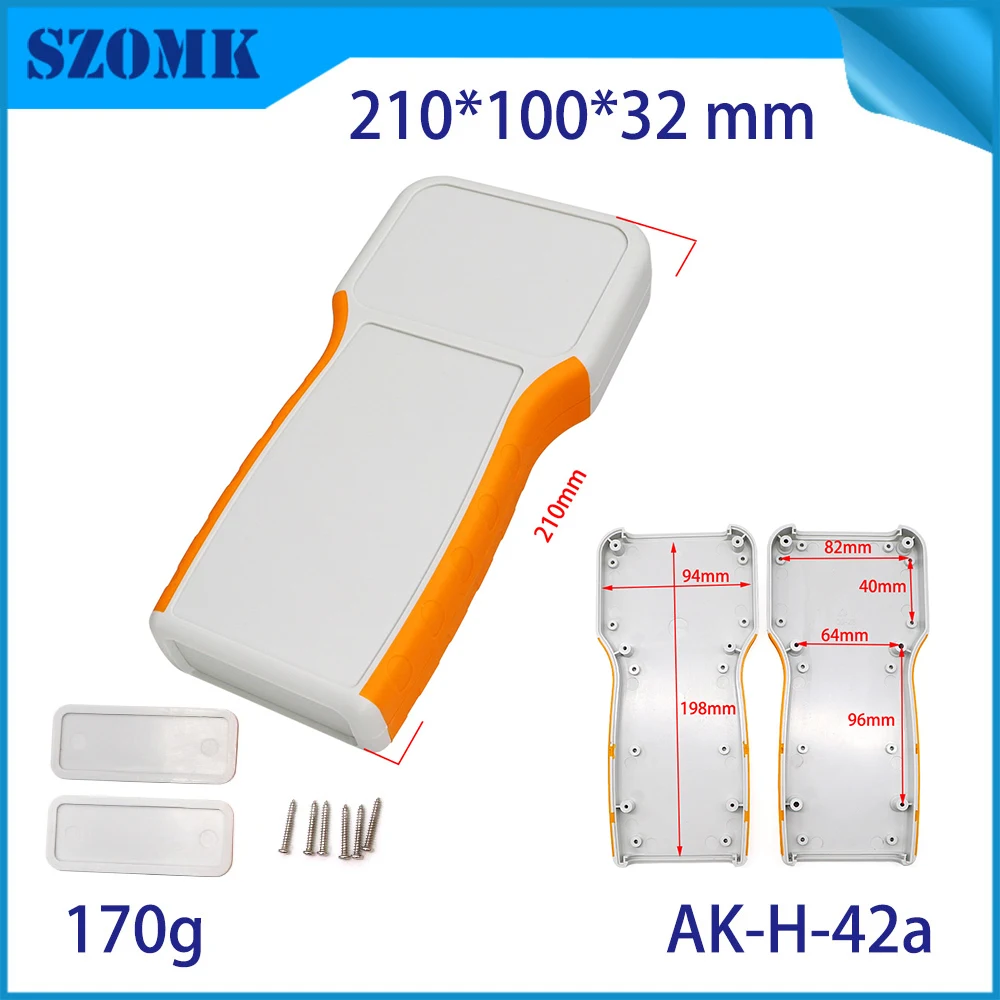 SZOMK ABS Handheld Industry Electronics Enclosures/Terminal Pos Box/Juction Housing with Display Window