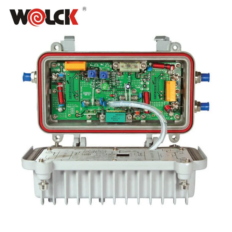 Factory made catv modulator amplifier housing 40db