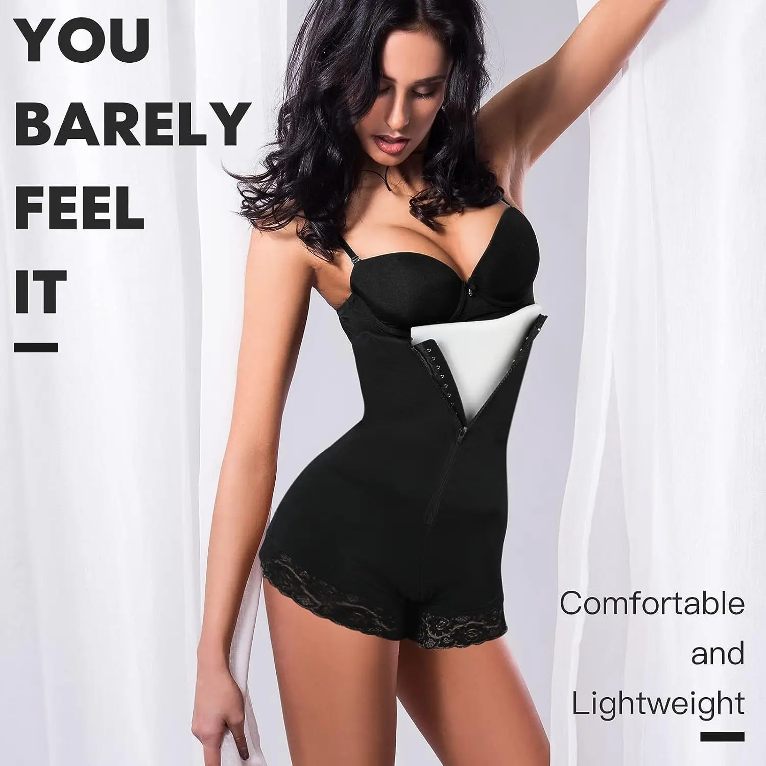 5Pcs BBL Lumbar Molder Lipo Foam Board Back Compression Post Surgery Supplies Abdominal AB Board for Lumbar Tummy Black