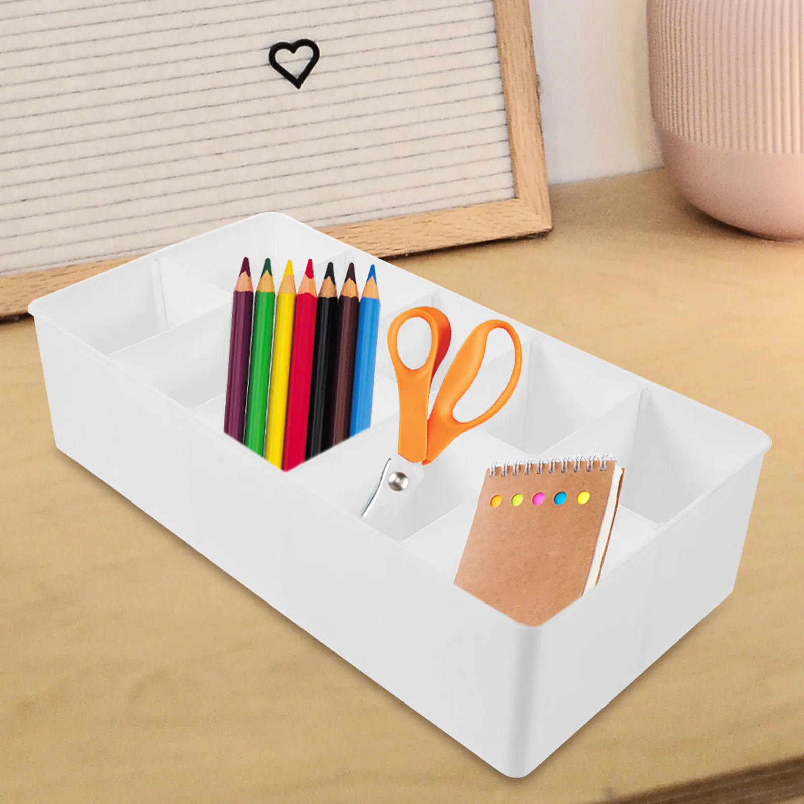 

Настольный органайзер для хранения с несколькими отделениями, лоток для денег, кассовый ящик, вставка для кассового аппарата для офиса, класса, супермаркета