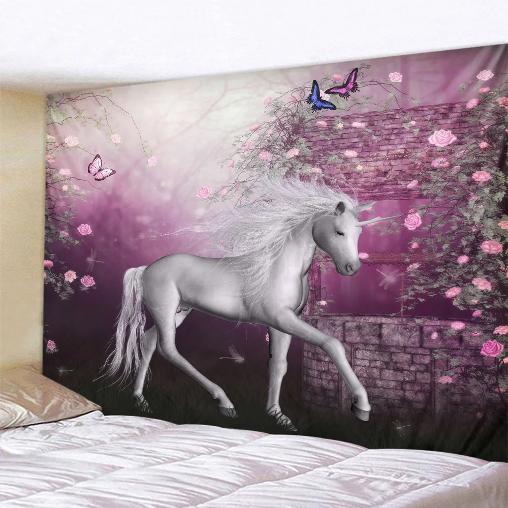 Tropical Rainforest Animal Tapestry Hippie Wall Art Home Decor Bed Sheet Headboard Hanging Cloth for Room Decor