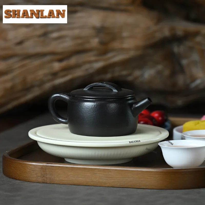 160ml Vintage Yixing Purple Clay Teapots Handmade Large Caliber Pot Raw Ore Zhu Mud Kettle With Filter Zisha Teaset Tea Services