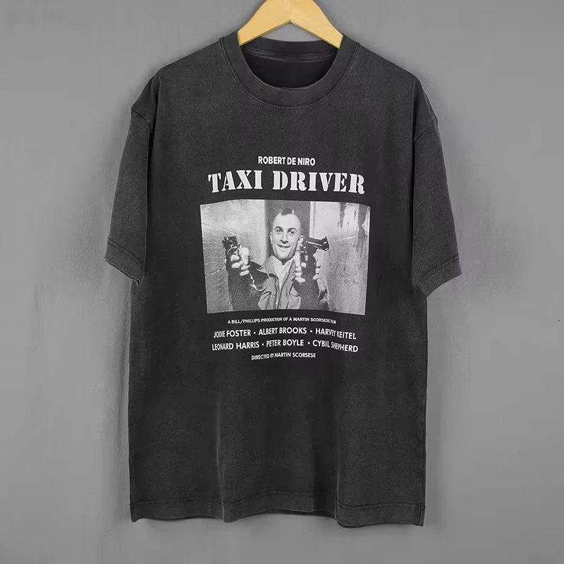 Taxi Driver Movie T-shirt Robert De Niro Unisex Men Women Cotton Graphic Printed Short Sleeve 70s 80s Top Summer 2026 Hot Sale