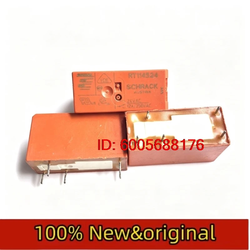 10PCS Spot RT114524 RT114524-24VAC imported Taike 12A relay