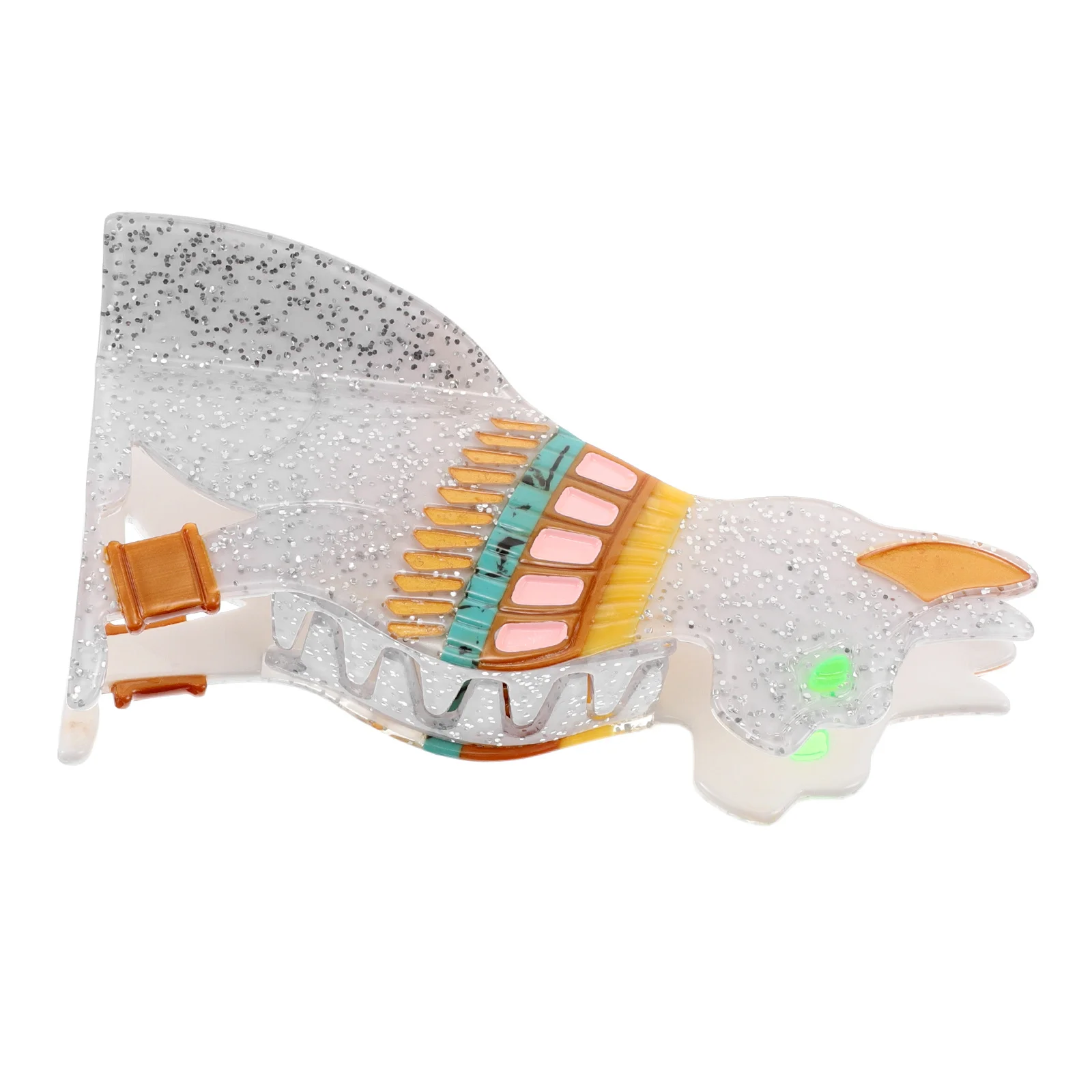 

Заколки для кошачьей шерсти, ацетатный мультяшный дизайн с животными для женщин, густые и короткие волосы, новинка, забавные когти, забавные зажимы для когтей