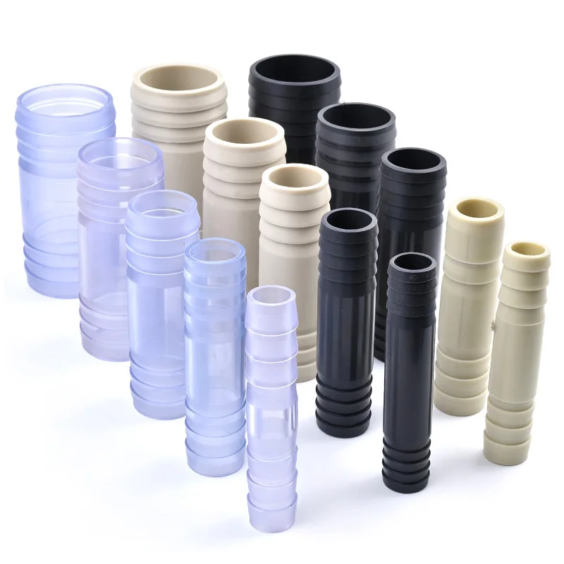 1-5Pcs 20~50mm UPVC/PPH Double Pagoda Straight Through Connector Aquarium Fish Tank Hose Connector Irrigation Water Pipe Joint