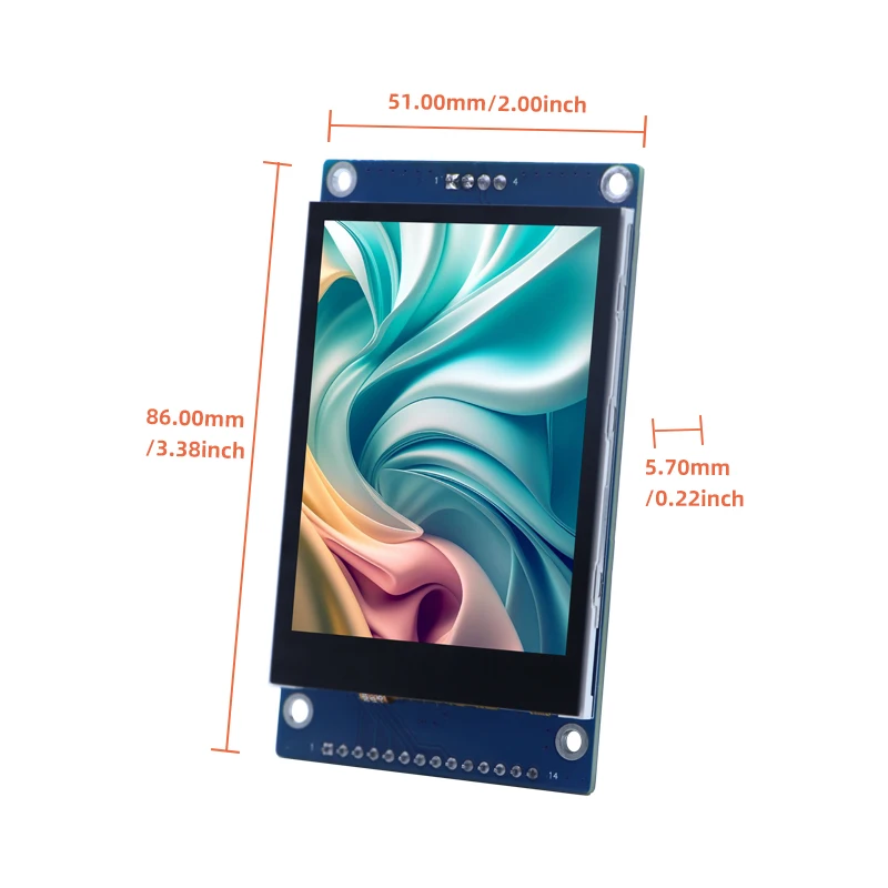 Imagem -02 - Tft Tft Lcd Módulo Ctp com Toque Capacitivo e Spi Interface St7789 para Stm32 Stc32esp32 Arduino Faça Você Mesmo Projetos 28